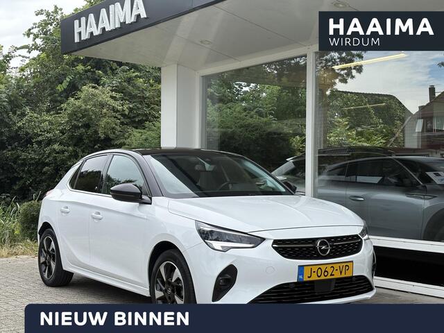 Opel e-Corsa Elegance 50 kWh | Winterpakket | Panoramadak | Lederen bekleding | Navigatie | 100kW snelladen | Cruise Control | Two Tone