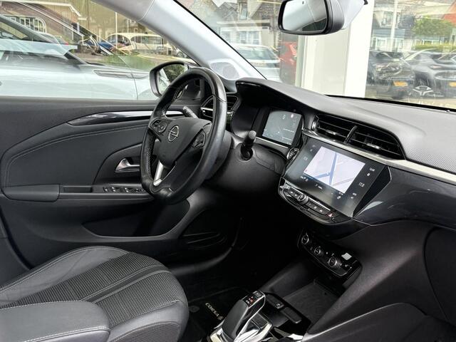 Opel e-Corsa Elegance 50 kWh | Winterpakket | Panoramadak | Lederen bekleding | Navigatie | 100kW snelladen | Cruise Control | Two Tone