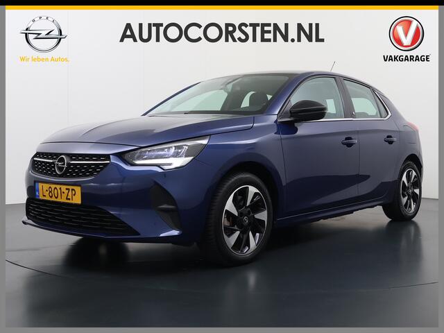 Opel e-Corsa 5Drs Elegance 50kWh Warmtepomp Navi Ecc Apple Carplay Android Auto Pdc Cruise Control SOH 90% Keyless Regen-Lichtsensor Lmv Led Isofix DAB Bluetooth Lane Assist 1e Eigenaar Origineel Nederlandse Auto