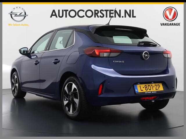 Opel e-Corsa 5Drs Elegance 50kWh Warmtepomp Navi Ecc Apple Carplay Android Auto Pdc Cruise Control SOH 90% Keyless Regen-Lichtsensor Lmv Led Isofix DAB Bluetooth Lane Assist 1e Eigenaar Origineel Nederlandse Auto