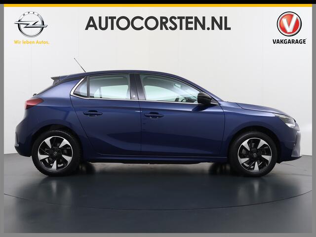 Opel e-Corsa 5Drs Elegance 50kWh Warmtepomp Navi Ecc Apple Carplay Android Auto Pdc Cruise Control SOH 90% Keyless Regen-Lichtsensor Lmv Led Isofix DAB Bluetooth Lane Assist 1e Eigenaar Origineel Nederlandse Auto