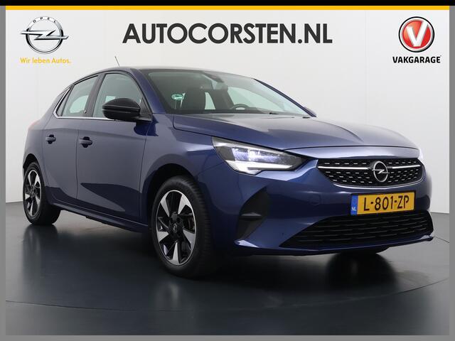 Opel e-Corsa 5Drs Elegance 50kWh Warmtepomp Navi Ecc Apple Carplay Android Auto Pdc Cruise Control SOH 90% Keyless Regen-Lichtsensor Lmv Led Isofix DAB Bluetooth Lane Assist 1e Eigenaar Origineel Nederlandse Auto