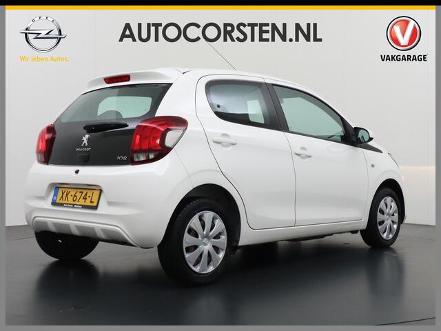 Peugeot 108 1.0I 73PK5Drs Airco Pack LED Mistlampen Premium ESP Bluetooth Centrale deurvergrendeling Afstand bediend Stuurbekrachtiging e-VTi Active Elek.ramen ABS Volledig Peugeot Dealer Onderhouden l.b. bij 91.718km ! Zuinig + Goedkoop in de vaste lasten! Orig.NLse