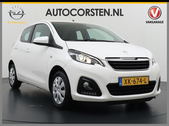 Peugeot 108 1.0I 73PK5Drs Airco Pack LED Mistlampen Premium ESP Bluetooth Centrale deurvergrendeling Afstand bediend Stuurbekrachtiging e-VTi Active Elek.ramen ABS Volledig Peugeot Dealer Onderhouden l.b. bij 91.718km ! Zuinig + Goedkoop in de vaste lasten! Orig.NLse