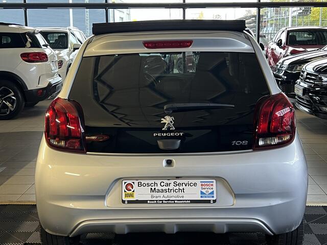 Peugeot 108 1.0 e-VTi Allure TOP! | Schuif-vouwdak | Pano | NAVI | Carplay| Camera | Keyless | ESP | Chroom | DAB+ |