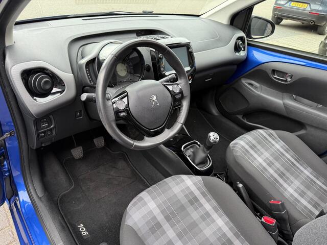 Peugeot 108 1.0 e-VTi Allure TOP! | 2E EIGENAAR | 12MND GARANTIE | NAVI | CARPLAY | CLIMA | LMV |