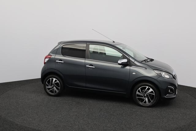 Peugeot 108 1.0 e-VTi Allure/ 5-Drs/ Camera/ Apple + Android/ Clima/ Media-Scherm/ Elek. pakket/ Isofix/ Bluetooth/ Multi. LEDER. Stuur/ Mistl./ 15'' LMV/ Chroom/ Extra getint glas.