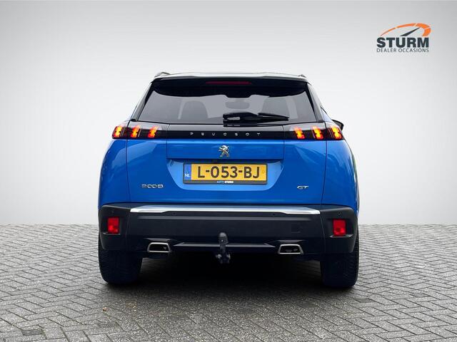 Peugeot 2008 1.2 PureTech GT Pack Automaat | Trekhaak | Panoramadak | Nappa Leder | Stoelverwarming | 360° Camera | Massagestoel | Rijklaarprijs!