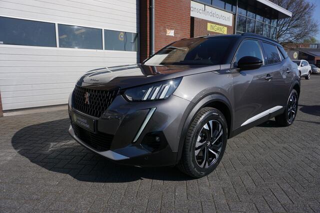 Peugeot 2008 1.2 PURETECH 131PK AUTOMAAT GT PACK FACELIFT 4X ZGAN BANDEN CAMERA ZWARTE HEMEL NAVI ANDROID-APPLECARPLAY DIGITALE COCKPIT 1/2LEDER ECC AIRCO CRUISECONTROL PDC V+A FULL LED ENZ..