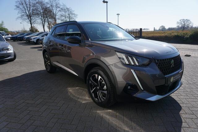 Peugeot 2008 1.2 PURETECH 131PK AUTOMAAT GT PACK FACELIFT 4X ZGAN BANDEN CAMERA ZWARTE HEMEL NAVI ANDROID-APPLECARPLAY DIGITALE COCKPIT 1/2LEDER ECC AIRCO CRUISECONTROL PDC V+A FULL LED ENZ..