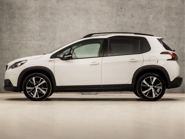 Peugeot 2008 1.2 PureTech GT-Line Automaat (PANORAMADAK, APPLE CARPLAY, NAVIGATIE, CLIMATE, STOELVERWARMING, LEDER, SPORTSTOELEN, GETINT GLAS, CRUISE, LM VELGEN, NIEUWSTAAT)