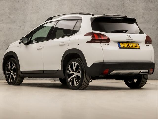 Peugeot 2008 1.2 PureTech GT-Line Automaat (PANORAMADAK, APPLE CARPLAY, NAVIGATIE, CLIMATE, STOELVERWARMING, LEDER, SPORTSTOELEN, GETINT GLAS, CRUISE, LM VELGEN, NIEUWSTAAT)
