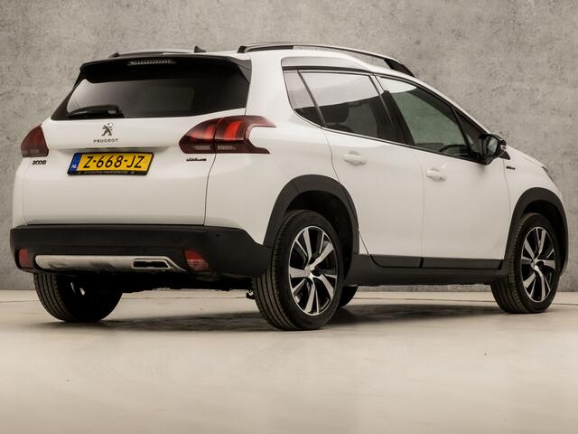 Peugeot 2008 1.2 PureTech GT-Line Automaat (PANORAMADAK, APPLE CARPLAY, NAVIGATIE, CLIMATE, STOELVERWARMING, LEDER, SPORTSTOELEN, GETINT GLAS, CRUISE, LM VELGEN, NIEUWSTAAT)