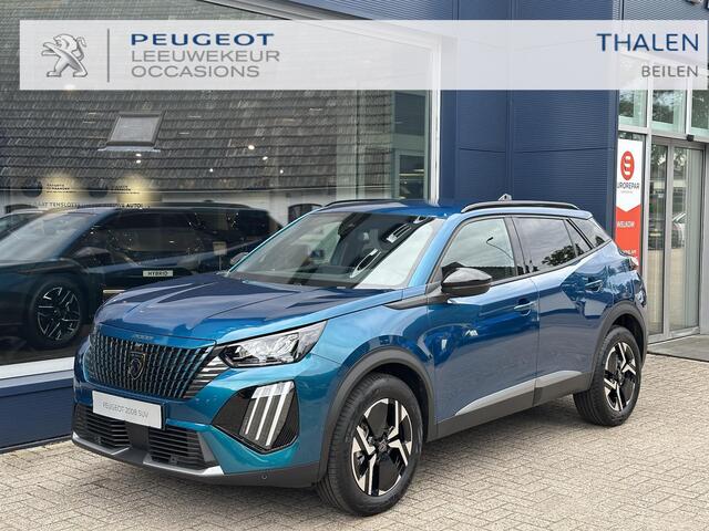 Peugeot 2008 1.2 Hybrid 145 PK Allure | Automaat | 2025 Auto | Navigatie | Keyless Entry | Draadloze Telefoonlader | Adaptieve Cruise Control | 360 Graden Camera | Parkeersensoren V+A | Hoge Zitpositie | Hybride Elektrisch rijden met Automaat | Climate Control | Stoel