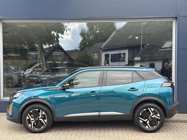 Peugeot 2008 1.2 Hybrid 145 PK Allure | Automaat | 2025 Auto | Navigatie | Keyless Entry | Draadloze Telefoonlader | Adaptieve Cruise Control | 360 Graden Camera | Parkeersensoren V+A | Hoge Zitpositie | Hybride Elektrisch rijden met Automaat | Climate Control | Stoel