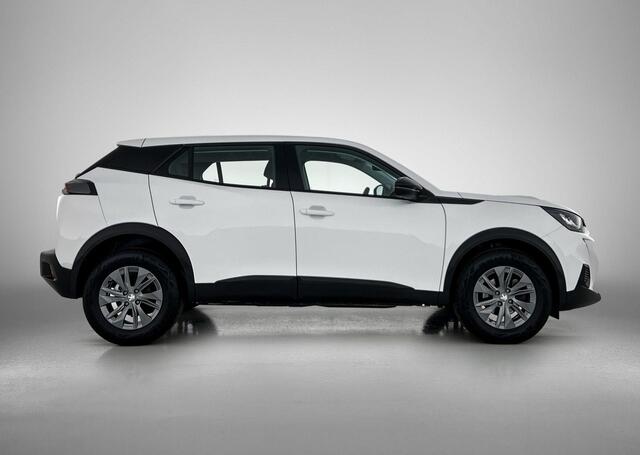 Peugeot 2008 SUV Active Pack 100pk | Navigatie | Climate Control | Cruise Control | Parkeersensoren | Stoelverwarming | Led koplampen | Bluetooth | DAB+ radio | Elektrisch inklapbare spiegels | Apple CarPlay / Android Auto | Regensensor | Automatisch dimlicht | 16" Li