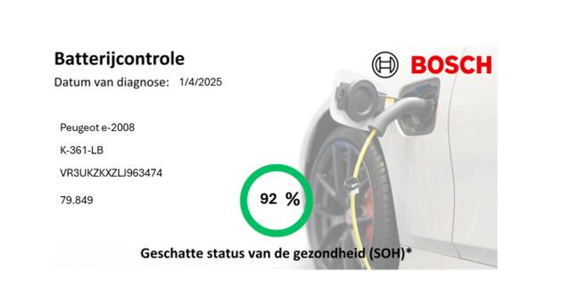Peugeot 2008 EV Allure 50 kWh - Digital Cockpit, Carplay, SOH 92%
