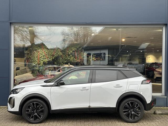 Peugeot 2008 1.2 Hybrid 145 PK GT | ¤ 8500,- DEMO VOORDEEL | Automaat Hybride | Navigatie | 360 Graden Camera | 18 Inch Evissa | Keyless Entry | Full LED Verlichting | Zwart Dak | Dode Hoek Detectie | Cruise Control Adaptief | Climate Control | Hoge Zitpositie |