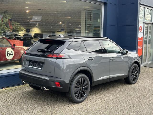 Peugeot 2008 1.2 Hybrid 145 GT | Automaat Hybride | VOORRAAD DEAL met ¤7.000 Korting | Panorama Schuif-/Kanteldak | Navigatie | 360 Graden Camera | Keyless Entry | Full LED Verlichting | Zwart Dak | Climate Control | 18" Lichtmetalen Velgen Evissa | Sportstoelen | Hog