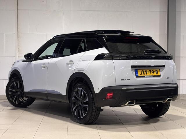 Peugeot 2008 GT Pack 1.2 Turbo 130pk EAT8 | SCHUIF/KANTELDAK | ALCANTARA INTERIEUR | 18" LM 'EVISSA' | NAVI | 360° CAMERA | STOELVERW. | DODEHOEKBEW. | DRAADLOZE LADER |