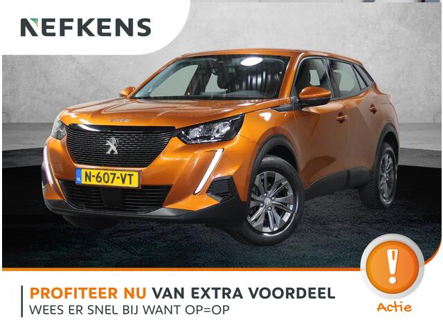Peugeot 2008 130PK Active Pack | 1ste eigenaar | Parkeersensoren | Climate Control | Cruise Control | AppleCarPlay/AndroidAuto | LED lampen | 16"LMV | Isofix | DAB Radio | lederen Stuurwiel |