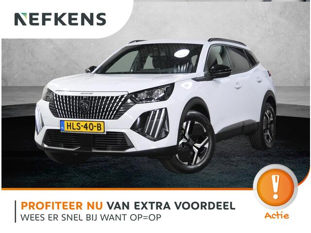 Peugeot 2008 1.2 Hybrid 145PK Allure | 1ste eigenaar | AppleCarPlay/AndroidAuto | Climate Control | Adaptive Cruise Control | 360'Camera | Keyless | FULL LED | Navigatie | LMV | Parkeersensoren | Privacy Glass | Isofix |