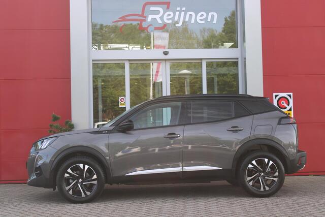 Peugeot 2008 1.2 130PK GT | NAVIGATIE 10" TOUCHSCREEN | APPLE CARPLAY/ANDROID AUTO | ADAPTIVE CRUISE CONTROL | FULL LED KOPLAMPEN | ACHTERUITRIJ CAMERA | 3-D COCKPIT | KEYLESS ENTRY/START | STOEL VERWARMING | DODEHOEK BEWAKING | ALL SEASON BANDEN |