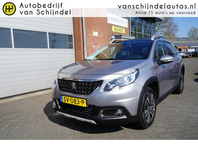 Peugeot 2008 1.2 PURETECH AUTOMAAT ALLURE LUXE ORIGINEEL NL PANORAMADAK CAMERA TREKHAAK ANDROID/APPLECARPLAY NAVIGATIE LED PARKEERSENSOREN V+A ECC AIRCO CRUISE 16INCH ENZ...