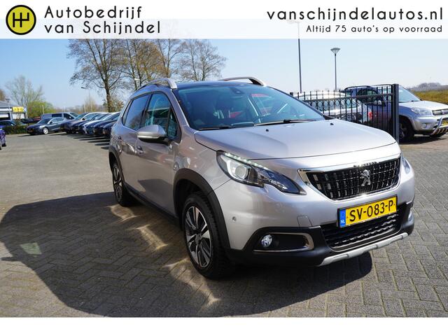 Peugeot 2008 1.2 PURETECH AUTOMAAT ALLURE LUXE ORIGINEEL NL PANORAMADAK CAMERA TREKHAAK ANDROID/APPLECARPLAY NAVIGATIE LED PARKEERSENSOREN V+A ECC AIRCO CRUISE 16INCH ENZ...