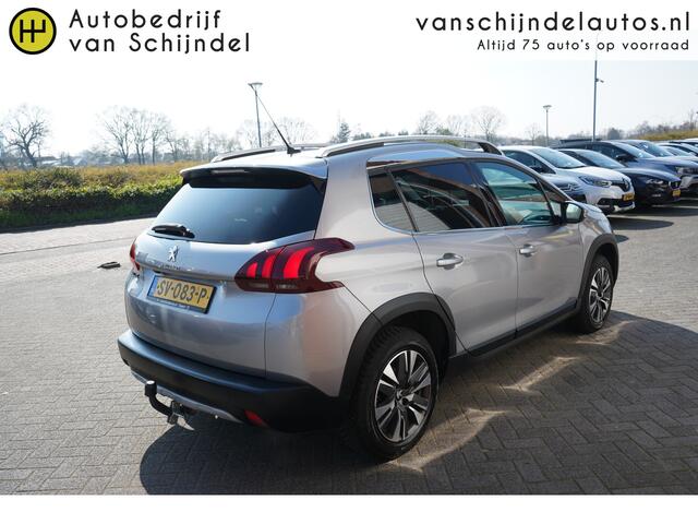 Peugeot 2008 1.2 PURETECH AUTOMAAT ALLURE LUXE ORIGINEEL NL PANORAMADAK CAMERA TREKHAAK ANDROID/APPLECARPLAY NAVIGATIE LED PARKEERSENSOREN V+A ECC AIRCO CRUISE 16INCH ENZ...