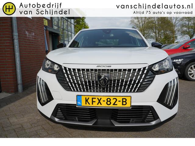 Peugeot 2008 1.2 PureTech 101 pk Allure DIGI COCKPIT - CAMERA - CARPLAY / ANDROID - NAVI - PARKEERSENSOREN V+A - HALF LEDER - 17 INCH LMV - DONKERE HEMEL - CLIMA - CRUISE - BLUETOOTH - LED - DAB+ - RIJSTROOKSENSOR - PRIVACYGLAS