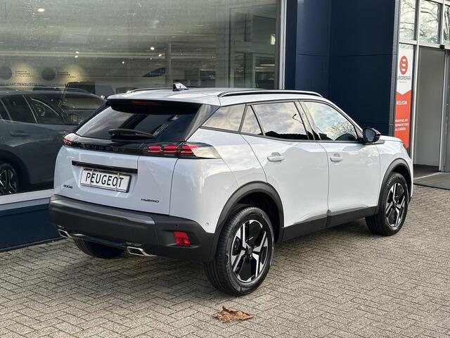 Peugeot 2008 1.2 Hybride Automaat 145 PK Allure | Navigatie | Keyless entry | Adaptieve Cruise Control | 360 Graden Camera | Parkeersensoren V+A | Hoge Zitpositie | Dode Hoek Detectie |Hybride Elektrisch rijden met Automaat | Climate Control | LED Verlichting | 17" L