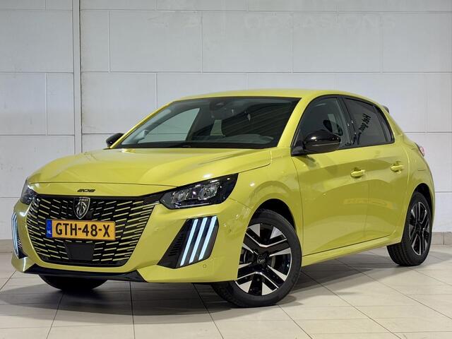 Peugeot 208 5-deurs Allure Hybrid 100pk e-DCS6 AUTOMAAT | 360° CAMERA | DRAADLOZE APPLE CARPLAY / ANDROID AUTO | ADAPTIVE CRUISE | LEDER/STOF | DAB+ |