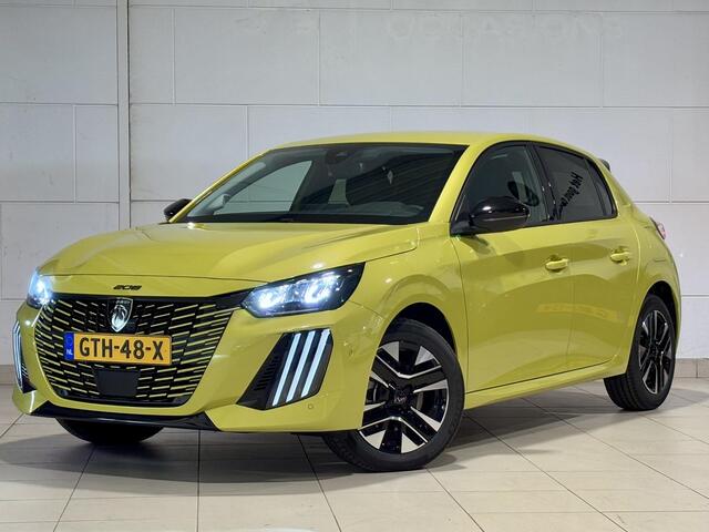Peugeot 208 5-deurs Allure Hybrid 100pk e-DCS6 AUTOMAAT | 360° CAMERA | DRAADLOZE APPLE CARPLAY / ANDROID AUTO | ADAPTIVE CRUISE | LEDER/STOF | DAB+ |