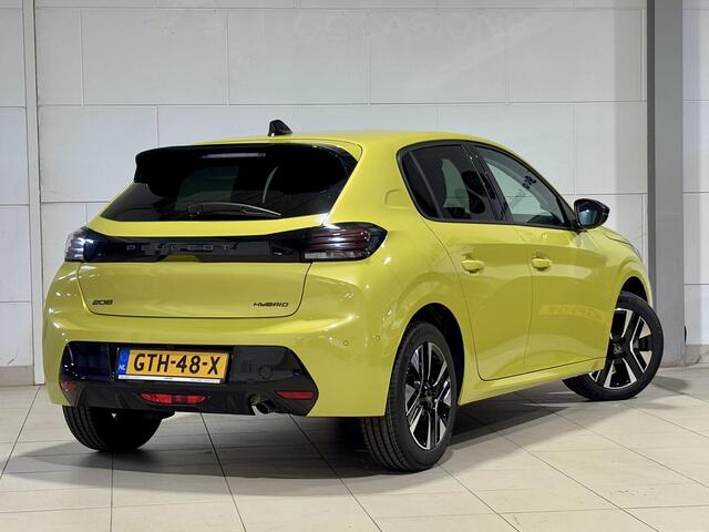 Peugeot 208 5-deurs Allure Hybrid 100pk e-DCS6 AUTOMAAT | 360° CAMERA | DRAADLOZE APPLE CARPLAY / ANDROID AUTO | ADAPTIVE CRUISE | LEDER/STOF | DAB+ |