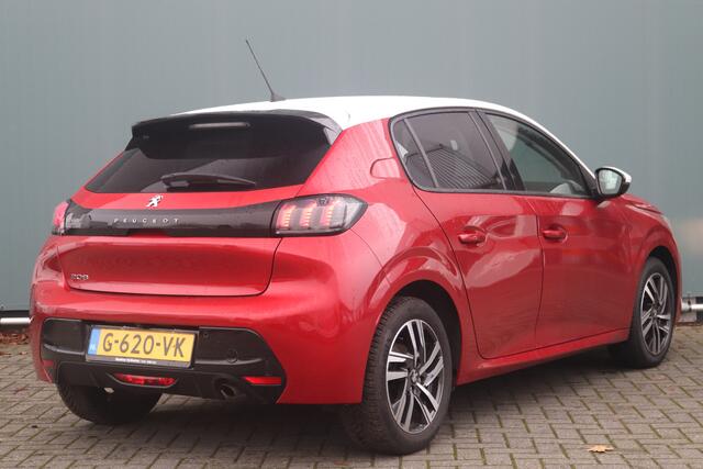 Peugeot 208 BWJ 2019 1.2 101 PK PureTech Blue Lease Allure HALF LEDER / CAMERA / VIRTUAL COCKPIT / CLIMA / NAVI / CRUISE / BLUETOOTH / PDC V+A / LMV 16 INCH / PRIV. GLAS / ISOFIX / MULTIFUNCT. STUUR