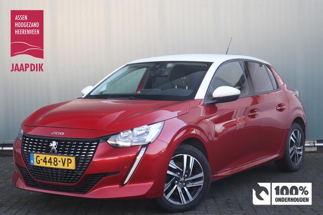 Peugeot 208 BWJ 2019 1.2 101 PK PureTech Blue Lease Allure HALF LEDER / CAMERA / VIRTUAL COCKPIT / CLIMA / NAVI / CRUISE / BLUETOOTH / PDC V+A / LMV 16 INCH / PRIV. GLAS / ISOFIX / MULTIFUNCT. STUUR