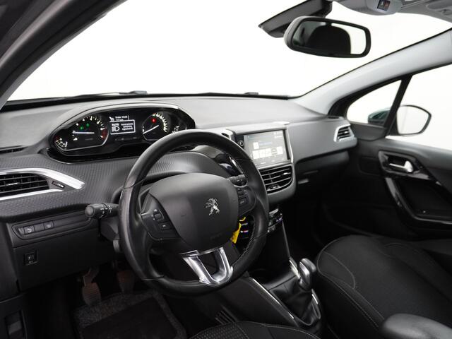 Peugeot 208 1.2Vti 5Drs Apple Carplay Android Auto Navi Ecc Pdc Cruise control Dab+ Led Bluetooth Lmv 16" Regen-Lichtsensor Isofix Carkit PureTech Blue Allure Keurig onderhouden!