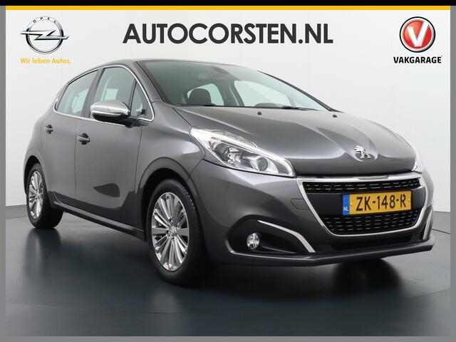 Peugeot 208 1.2Vti 5Drs Apple Carplay Android Auto Navi Ecc Pdc Cruise control Dab+ Led Bluetooth Lmv 16" Regen-Lichtsensor Isofix Carkit PureTech Blue Allure Keurig onderhouden!