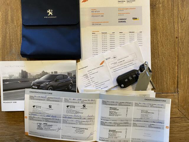 Peugeot 208 1.2 PureTech Blue Lease 158Dkm.NAP, 5-Drs, Navi, A/C, CC, nw. APK - Inruil Mogelijk -