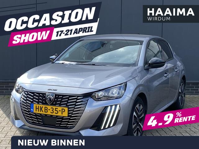 Peugeot 208 Hybrid 100pk Automaat Allure | Achteruitrijcamera | Navigatie | Stoelverwarming | Adaptieve Cruise Control | Luxe uitvoering!