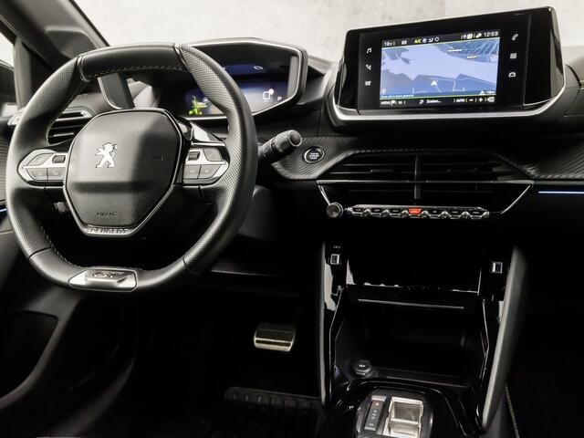 Peugeot 208 1.2 PureTech GT Automaat (VIRTUAL COCKPIT, ADAPTIVE CRUISE, APPLE CARPLAY, GROOT NAVI, LEDER, 360 CAMERA, SPORTSTOELEN, GETINT GLAS, KEYLESS, LANE ASSIST, NIEUWSTAAT)