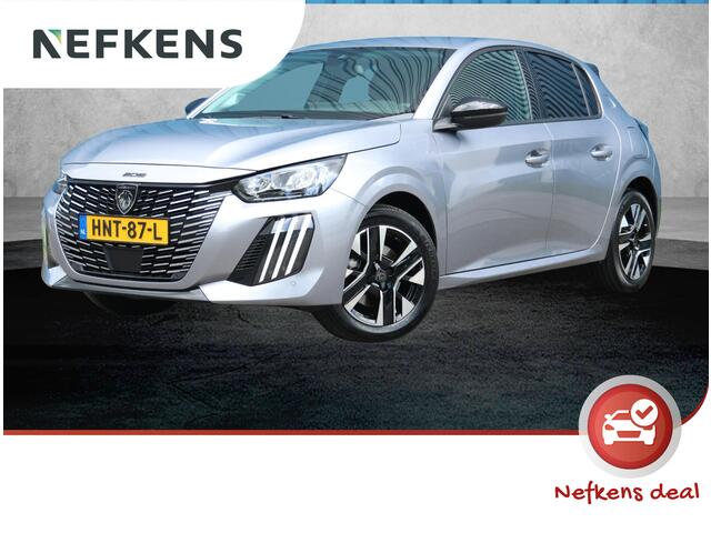Peugeot 208 Hybrid 100PK e-DCS6 Allure | Camera | Parkeersensoren | Voorstoelen Verwarmd | LED | Lederen Stuurwiel | Climate Control | Adaptive Cruise Control | 16" LMV | Apple Carplay/Android Auto |