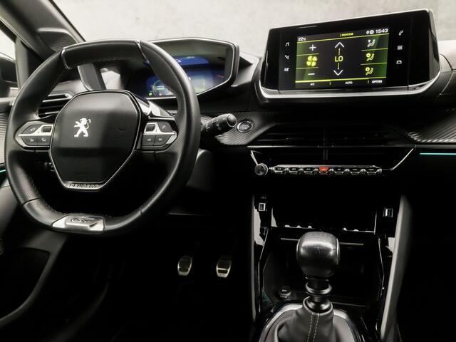 Peugeot 208 1.2 PureTech GT-Line (VIRTUAL COCKPIT, 360 CAMERA, SFEERVERLICHTING, LEDER, SPORTSTOELEN, LED KOPLAMPEN, GETINT GLAS, KEYLESS, CRUISE, NIEUWE APK, NIEUWSTAAT)