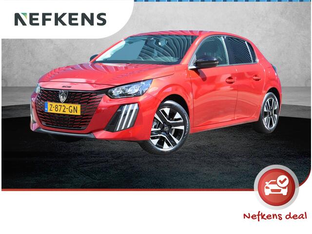 Peugeot 208 Hybrid 100PK e-DCS6 Allure | Apple Carplay/Android Auto | Parkeersensoren | Navigatie | FULL LED | Lederen Stuurwiel | Climate Control | Cruise Control | 16" LMV | Isofix |