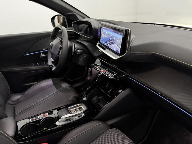 Peugeot 208 1.2 Hybrid e-DCS6 GT 145pk Half leder, 360 Camera, Navi, Keyless start, Virtual desk, Cruise control