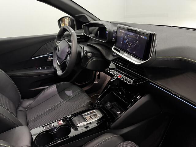 Peugeot 208 1.2 Hybrid e-DCS6 GT 145pk Half leder, 360 Camera, Navi, Keyless start, Virtual desk, Cruise control