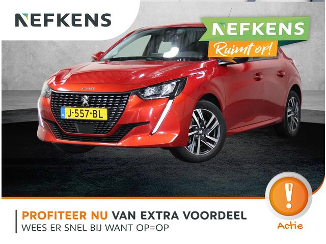 Peugeot 208 1.2 100PK Allure | AppleCarplay/Android Auto | Parkeersensoren | Navigatie | FULL LED | Camera | Lederen Stuurwiel | Climate Control | Adaptive Cruise Control | 16" LMV | Isofix | Trekhaak |