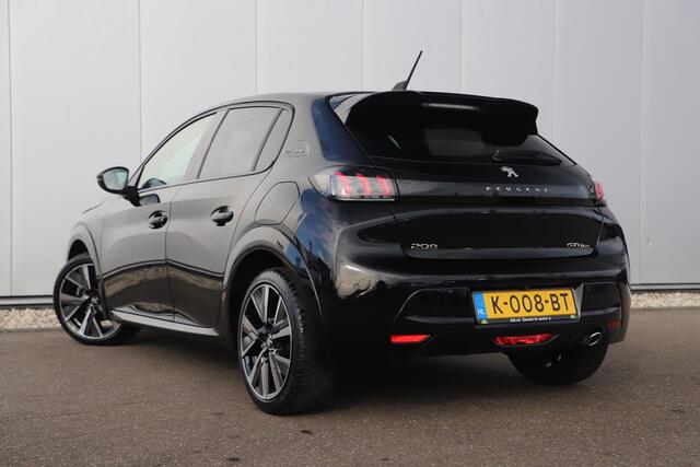 Peugeot 208 1.2 PureTech GT-Line Automaat Half Leder Virtual Cockpit Navigatie Camera Clima Carplay Android Bluetooth 17 inch LMV LED