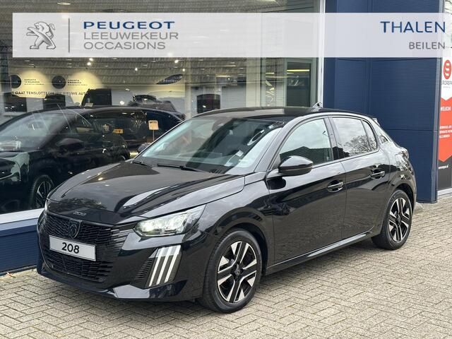 Peugeot 208 Allure 1.2 Turbo 100 PK 6-Bak | LED Koplampen | Facelift Model | Parkeersensoren Rondom | 10'' inch Touch Screen | Draadloze telefoon Navigatie via Apple Car play/ Android Auto | Cruise Control | Rijbaan Bewaking | Stuurwiel Bediening | Half Lederen Bekl